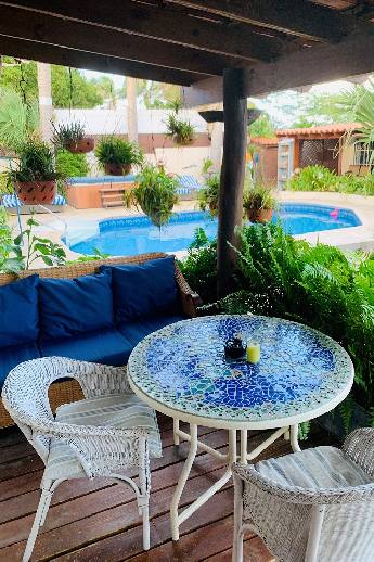 Garden View Studio terrace