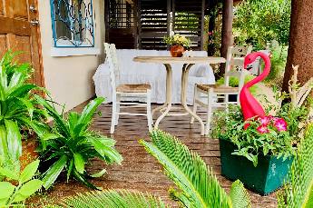 Garden Studio with ocean view terrace 