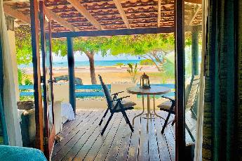 Ocean View Studio 1 with covered patio